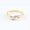 Bague 56 Bague solitaire en or jaune 18 carats avec diamant taille brillant 58 Facettes 159/24D