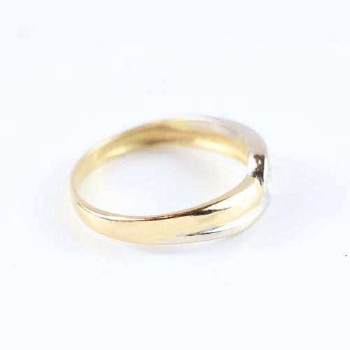 Bague 56 Bague solitaire en or jaune 18 carats avec diamant taille brillant 58 Facettes 159/24D