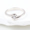 Bague 51 Solitaire - Bague en or blanc 18 carats et diamant 58 Facettes 159/24J