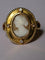 Bague 55 Bague ancienne camée coquille en or jaune 18 carats 58 Facettes 590