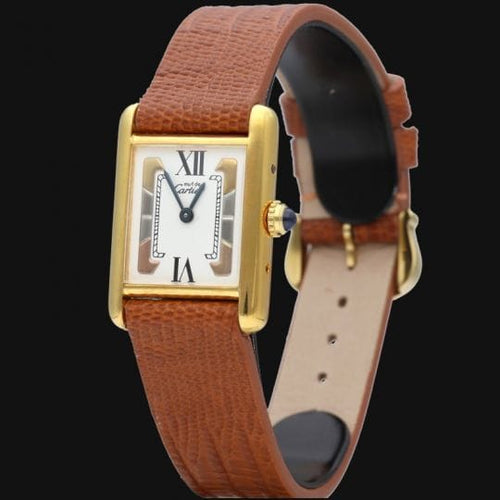 Montre Cartier Montre Tank Vermeil 58 Facettes MT44305