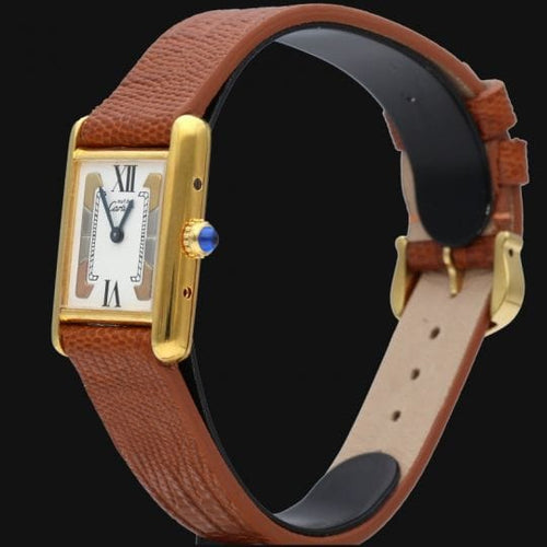 Montre Cartier Montre Tank Vermeil 58 Facettes MT44305