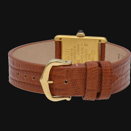 Montre Cartier Montre Tank Vermeil 58 Facettes MT44305