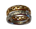 Bague 52 Pomellato Milan - Bague en or rose et or blanc 18 carats et diamants 58 Facettes