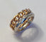 Bague 52 Pomellato Milano - Bague en or rose et or blanc 18 carats et diamants 58 Facettes