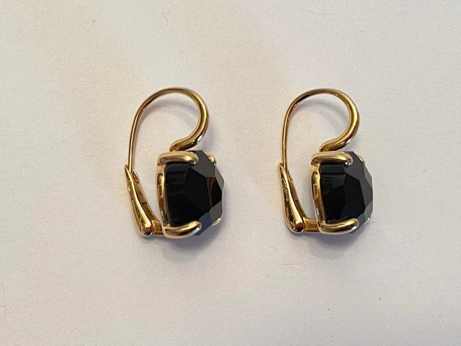 Boucles d'oreilles Pomellato Lola - Boucles d'oreilles en or rose et quartz fumé 58 Facettes