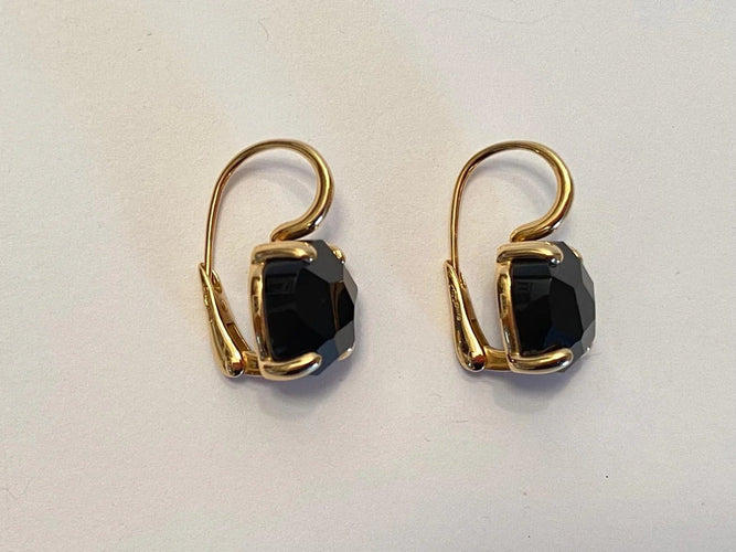 Boucles d'oreilles Pomellato Lola - Boucles d'oreilles en or rose et quartz fumé 58 Facettes