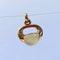 Pendentif Pomellato Luna - Pendentif Lune en or rose 18 carats et quartz 58 Facettes