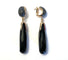 Boucles d'oreilles Pomellato Victoria - Boucles d’oreilles pendantes en or rose et diamants noirs 58 Facettes