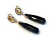 Boucles d'oreilles Pomellato Victoria - Boucles d’oreilles pendantes en or rose et diamants noirs 58 Facettes