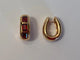 Boucles d'oreilles Pomellato Iconica - Boucles d'oreilles en or rose et grenats 58 Facettes