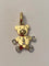 Pendentif Pomellato - Pendentif ours en peluche en or jaune 18 carats et diamants 58 Facettes