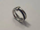 Bague 54 Pomellato Together - Bague en or blanc 18 carats et saphirs 58 Facettes