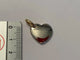 Pendentif Pomellato Cœur - Pendentif cœur en or blanc et jaune 18 carats 58 Facettes