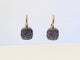Boucles d'oreilles Pomellato Nudo - Boucles d'oreilles en or blanc et saphirs bleus 58 Facettes