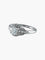 Bague 54 Solitaire - Bague en or blanc 18 ct et diamants 58 Facettes 6296A