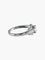 Bague 54 Solitaire - Bague en or blanc 18 ct et diamants 58 Facettes 6296A