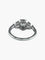 Bague 54 Solitaire - Bague en or blanc 18 ct et diamants 58 Facettes 6296A