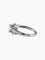 Bague 54 Solitaire - Bague en or blanc 18 ct et diamants 58 Facettes 6296A