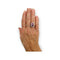 Bague 54 Bague de fiançailles en or 18 carats, rubis et diamants 58 Facettes 7598 A