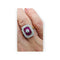 Bague 54 Bague de fiançailles en or 18 carats, rubis et diamants 58 Facettes 7598 A
