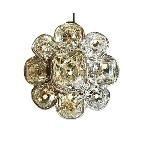 Bague 52 Bague en or 18 carats et diamants taille coussin 58 Facettes 7344 A
