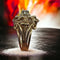 Bague 52 Bague en or jaune 18 carats sertie d’un diamant (époque 1940) 58 Facettes 7468 A
