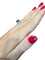 Bague 54.5 Bague de fiançailles en or blanc 18 carats, saphir et diamants 58 Facettes 7352 A