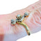 Bague 58 Bague toi et moi en or jaune 18 carats, perles et diamants taille rose 58 Facettes 4238 A