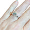 Bague 53 Solitaire - Bague en or blanc avec diamant 1,51 ct 58 Facettes 7866 A