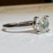 Bague 53 Solitaire - Bague en or blanc avec diamant 1,51 ct 58 Facettes 7866 A