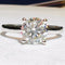 Bague 53 Solitaire - Bague en or blanc avec diamant 1,51 ct 58 Facettes 7866 A