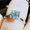 Bague 53 Solitaire - Bague en or blanc avec diamant 1,51 ct 58 Facettes 7866 A