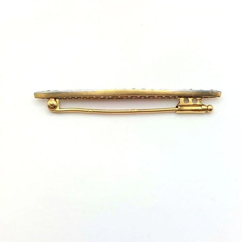 Broche Rubelia - Broche barrette en or 18k et diamants, rubis 58 Facettes 199