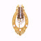 Broche Axelle - Broche en or jaune et or rose perlée, XIXe 58 Facettes 117
