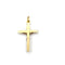 Pendentif Pendentif croix en or jaune 14K 58 Facettes 237