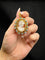 Pendentif Caméo « Gouttes de la mer » - Pendentif en or jaune et perles turquoise 58 Facettes