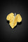 Broche Broche feuille de lierre en or jaune et diamants 58 Facettes