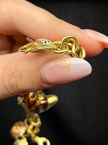 Bracelet Pretty Woman - Bracelet à breloques en or jaune 58 Facettes