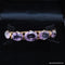 Bracelet Bracelet rétro en or jaune 18 carats serti d’améthystes 58 Facettes 3887