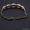 Bracelet Bracelet rétro en or jaune 18 carats serti d’améthystes 58 Facettes 3887