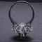 Bague 57 Bague marguerite en or blanc 18 carats et diamants 58 Facettes 3907