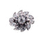 Bague 57 Bague marguerite en or blanc 18 carats et diamants 58 Facettes 3907
