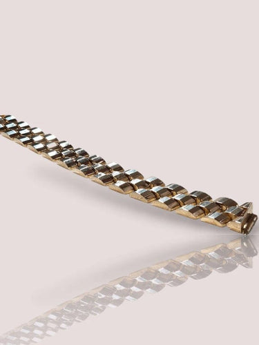 Bracelet Bracelet jubilé en or jaune 14 carats 58 Facettes 90242