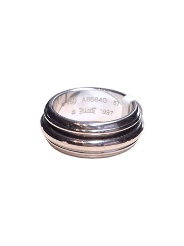 Bague 57 Piaget Possession - Bague vintage en or blanc 18 carats 58 Facettes 19898