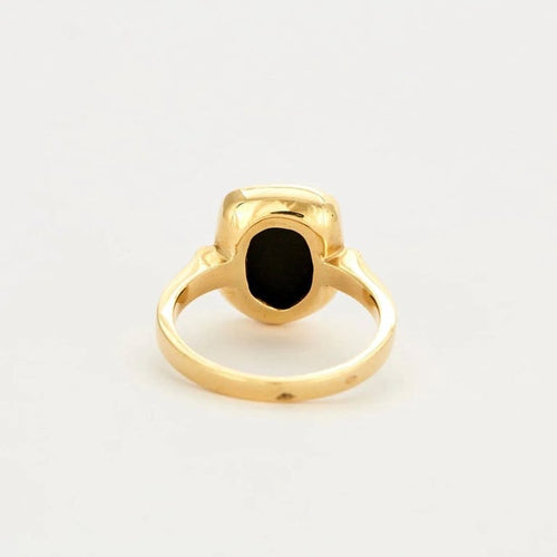 Bague 60 Chevalière - Bague en or jaune 750 sertie d’un niccolo 58 Facettes 32200006