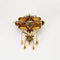 Broche Napoléon III - Broche en or jaune, perles fines et émeraudes 58 Facettes 37200023