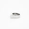 Bague 55 Bague chevalière en or gris 18 K avec topazes bleues et diamants 58 Facettes 32300203