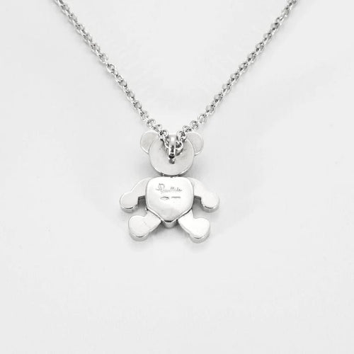 Collier Pomellato Orsetto - Collier en or blanc avec diamants 58 Facettes 35000111