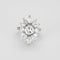 Bague 49.5 Bague fleur oblongue en or blanc 18k et diamants 58 Facettes 31300497
